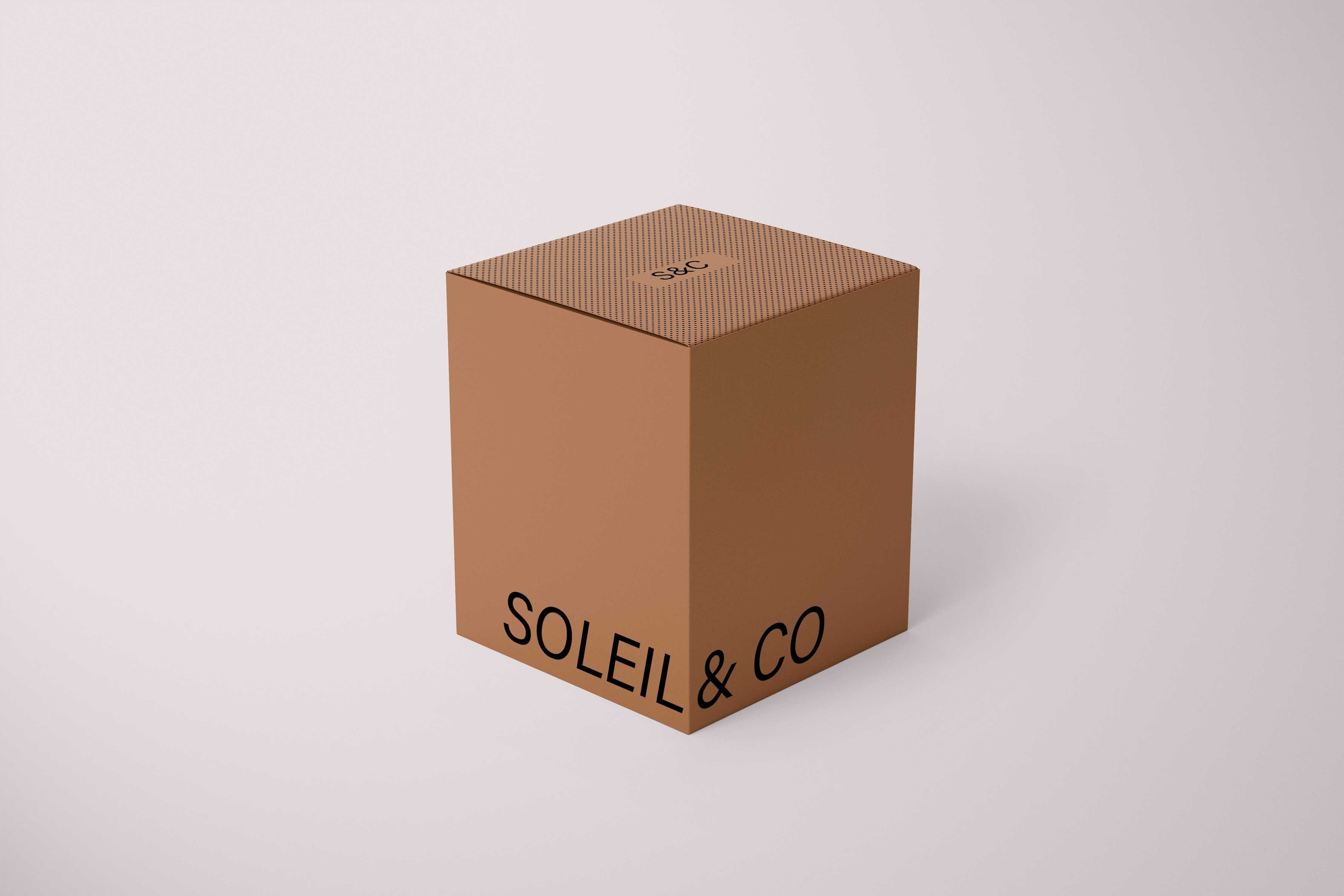 10 x 10 x 10cm Medium Custom Branded Candle Box