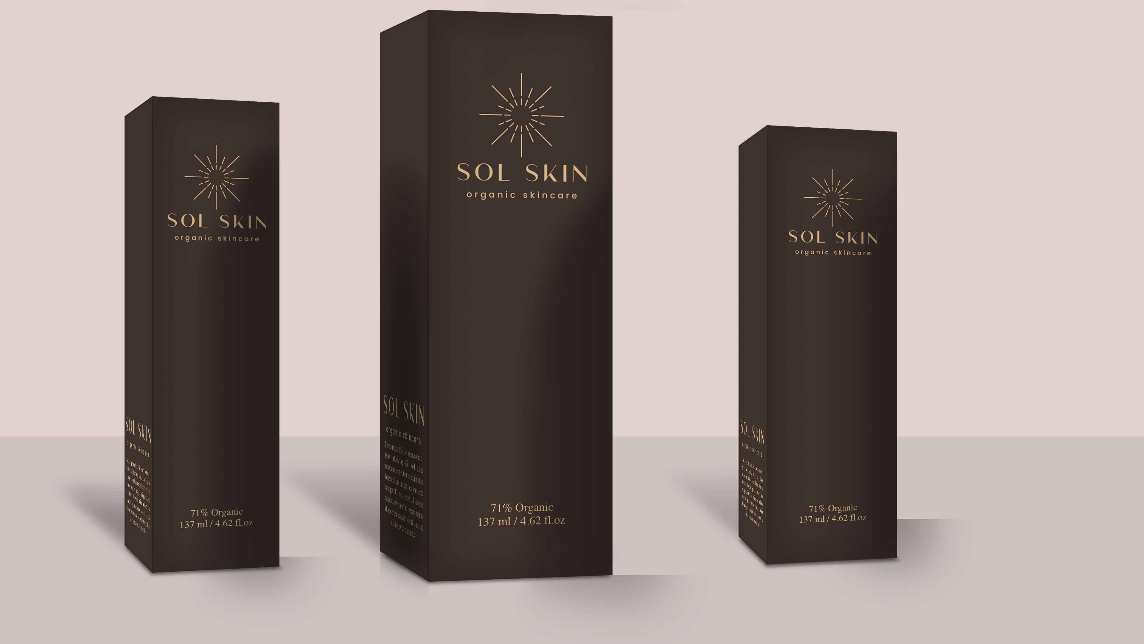 10 x 10 x 10cm Medium Custom Branded Skincare Cosmetic Box