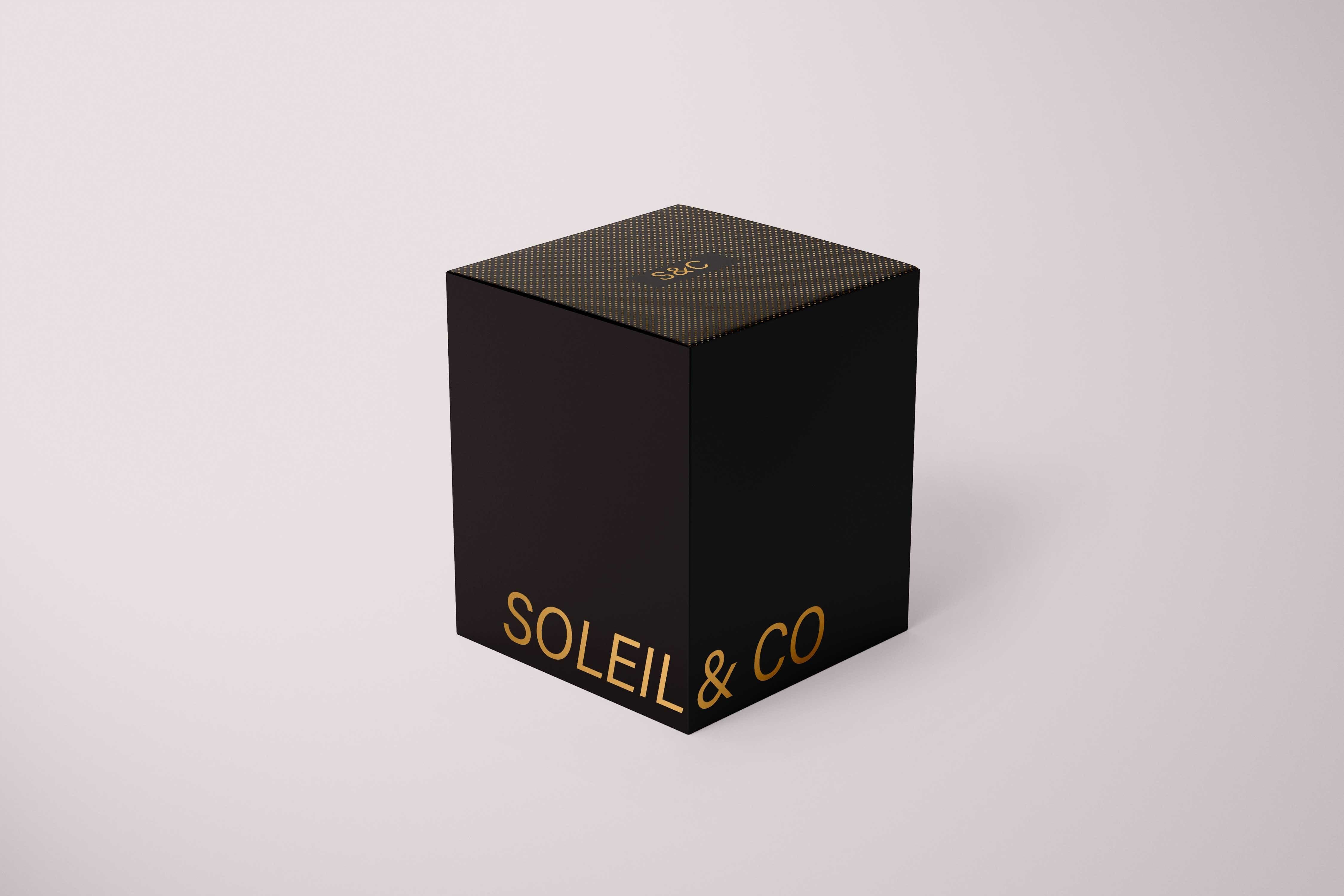 10 x 10 x 15cm Large Custom Branded Candle Box