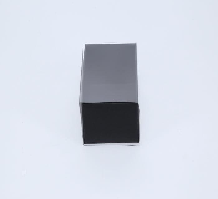 3 Macaron Dessert Box with Clear Slide Cover - Black Designer Range