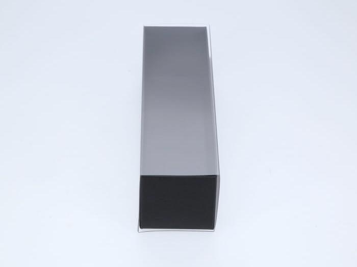 6 Macaron Dessert Box with Clear Slide Cover - Black Designer Range