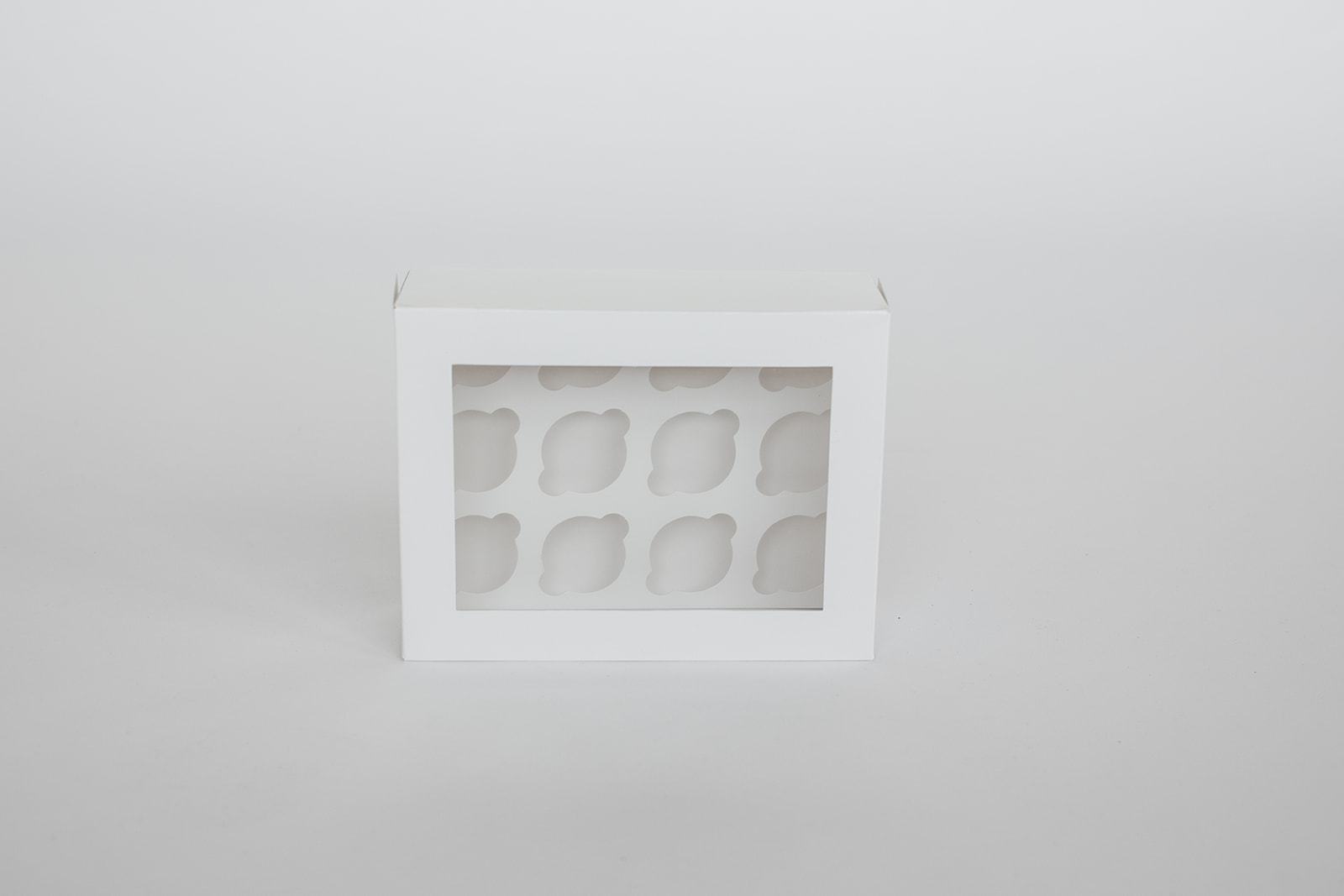 Custom Branded 12 Regular Cupcake Dessert Box with Insert