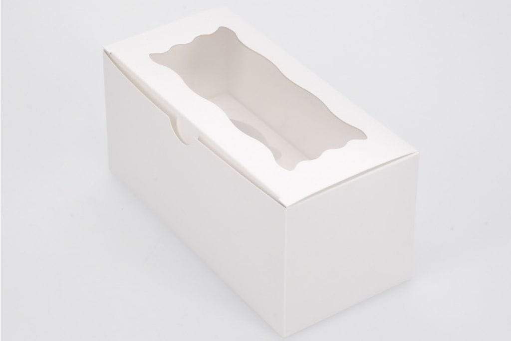 Custom Branded 2 Regular Cupcake Dessert Box with Insert