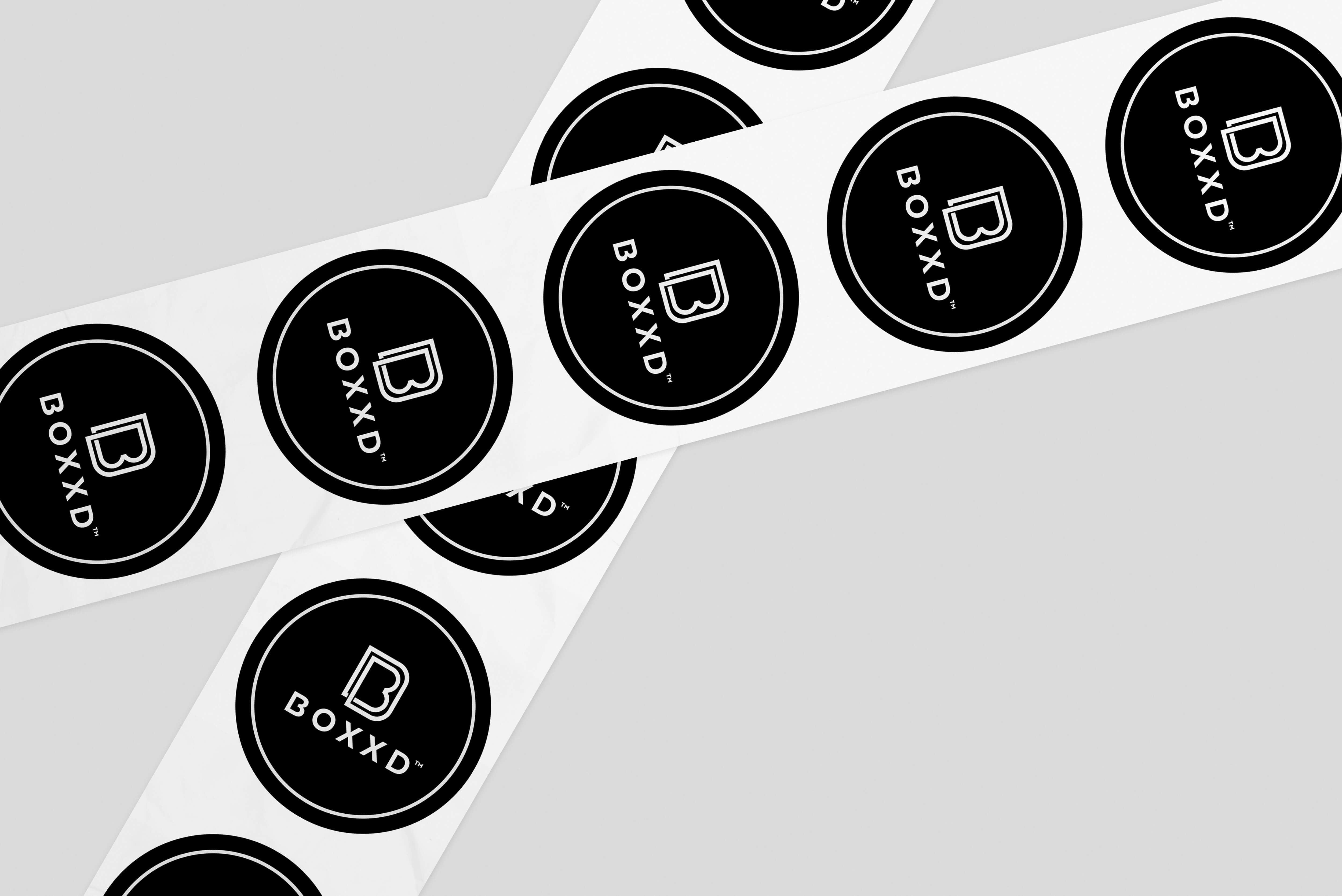 Custom Branded Embossed Stickers