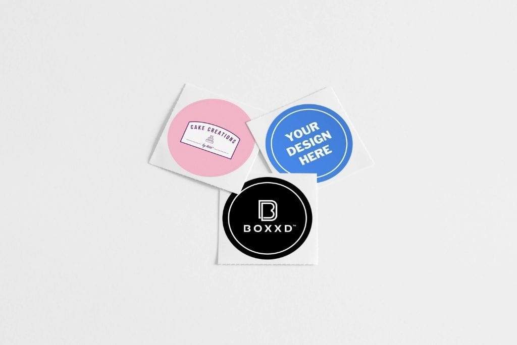 Custom Branded Embossed Stickers
