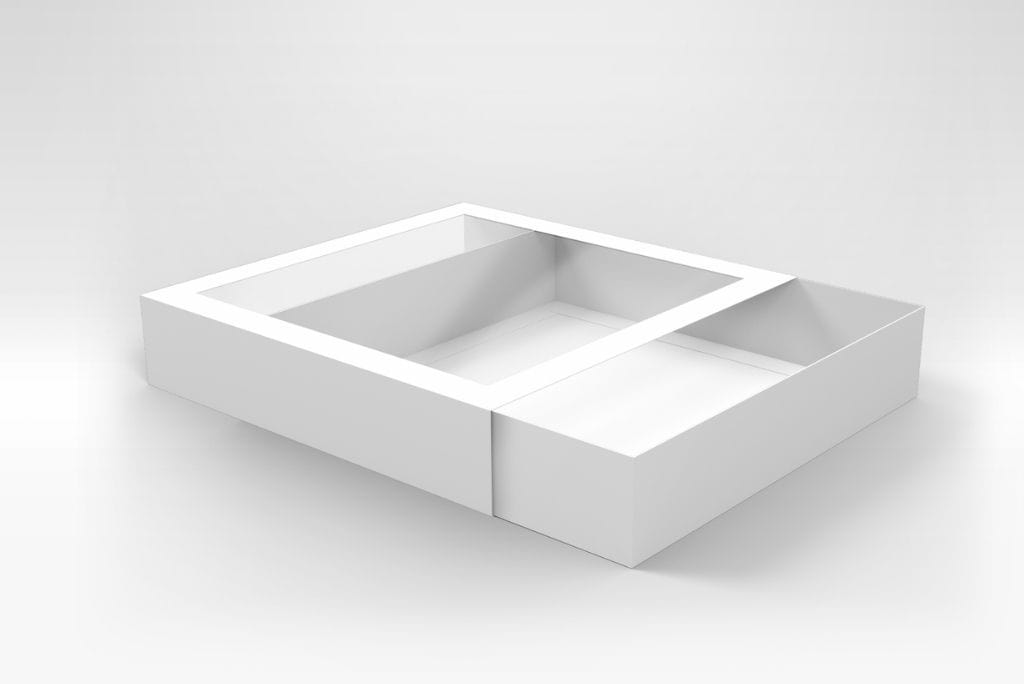 Custom Printed 25.5 x 17.5 x 5cm Large Cookie Dessert Box with Slide Cover & Clear Window